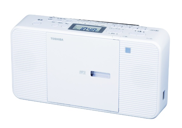 コンパクト防水型SD/CDラジオ ホワイト TY-CB100(W) [ワイドFM対応 
