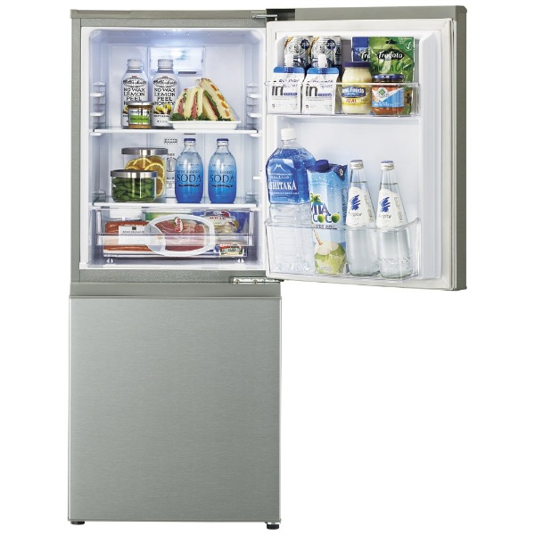 冷蔵庫 ブラッシュシルバー AQR-13M-S [2ドア /右開きタイプ /126L 