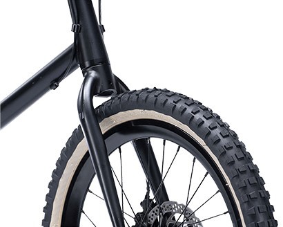 自転車用タイヤ ミニベロブロックタイヤ(20×2.25/ブラック×スキンウォール) 720427