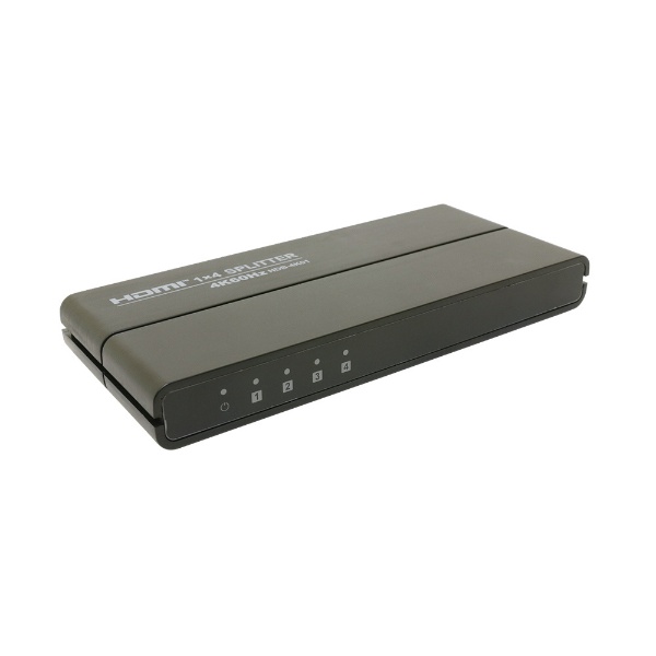 HDMI分配器 4K60Hz対応 [1入力 /4出力（同時出力）] ブラック HDB-4K01