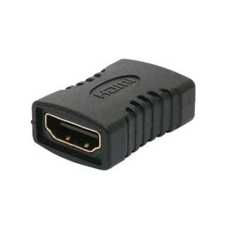 HDMI中継アダプタ [HDMI A メス ⇔ HDMI A メス] ブラック HDA-AEX [HDMI⇔HDMI]