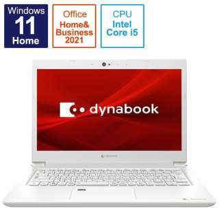 m[gp\R dynabook S6 p[zCg P2S6UBBW [13.3^ /Windows11 Home /intel Core i5 /F8GB /SSDF256GB /Office HomeandBusiness /2021NH~f]