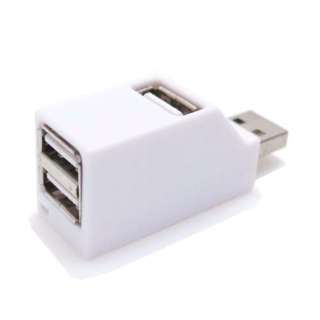 BLOCK3-WH USB-Aハブ ホワイト [バスパワー /3ポート /USB2.0対応]