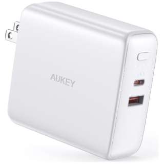 AUKEY(I[L[) RZǧ^ oCobe[ 5000mAh USB[d 20W PDΉ [USB-C 1|[g/USB-A 1|[g]  PA-PD20-WT zCg AUKEYiI[L[j White PA-PD20-WT