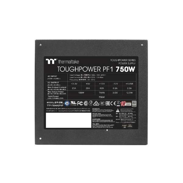 ＰＣ电源TOUGHPOWER PF1 Compact PLATINUM 850W黑色PS-TPD-0850FNFAPJ-1[850W/ATX/Platinum]_11