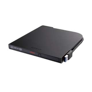 手提式DVD驱动器(Chrome/Mac/Windows11对应)黑色DVSM-PTC8U3-BKB[USB-A/USB-C]