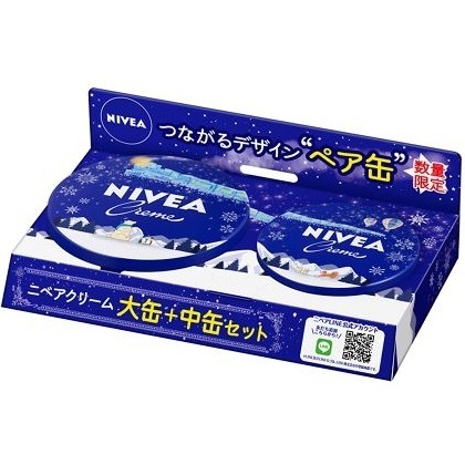 NIVEA（ニベア）クリーム 大缶＋中缶セット 花王｜Kao 通販 | ビックカメラ.com