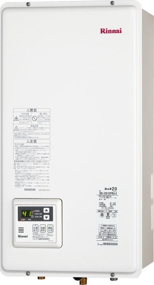 RUX-A2015W-E ガス給湯器 給湯専用20号 屋外壁掛型［プロパンガス 