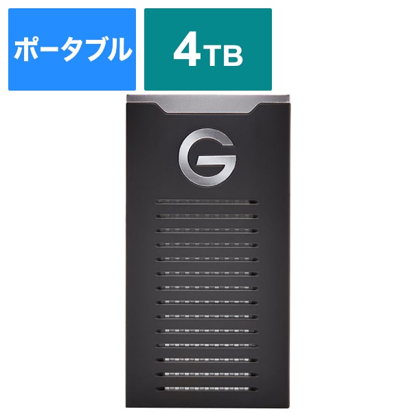 SDPS11A-004T-GBANB 外付けSSD USB-C＋USB-A接続 G-DRIVE SSD【受注