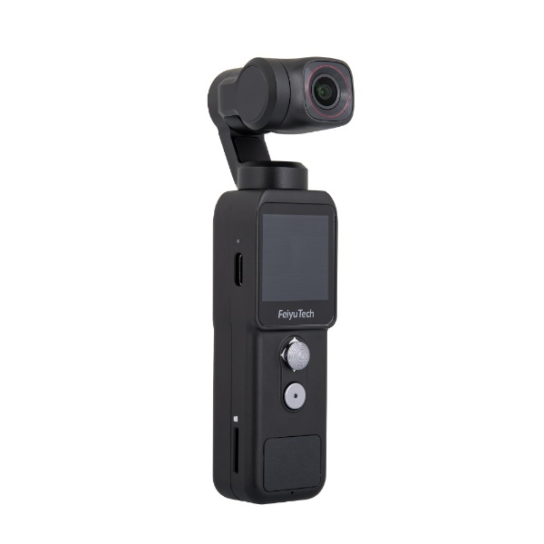 中古品Feiyu Pocket 2 コンパクトカメラ付きジンバル　付属品付き ビデオカメラ