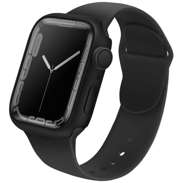 Apple Watch7 41mm 液晶強化ガラス付きケース LEGION UNIQ ブラック ...