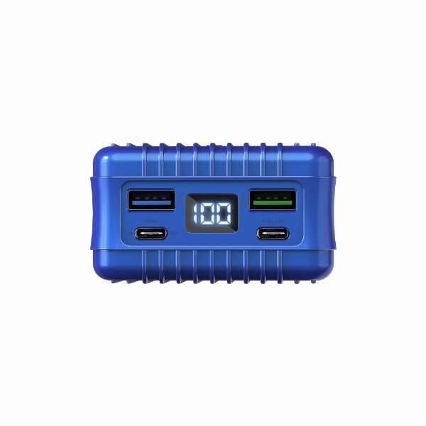 手机电池SUPER TANK POLYMER 26800mAh附属的电缆长： 100cm蓝色ZDA8PDP-BLUE-PL[支持USB Power Delivery的/4波特酒（Port）]_2