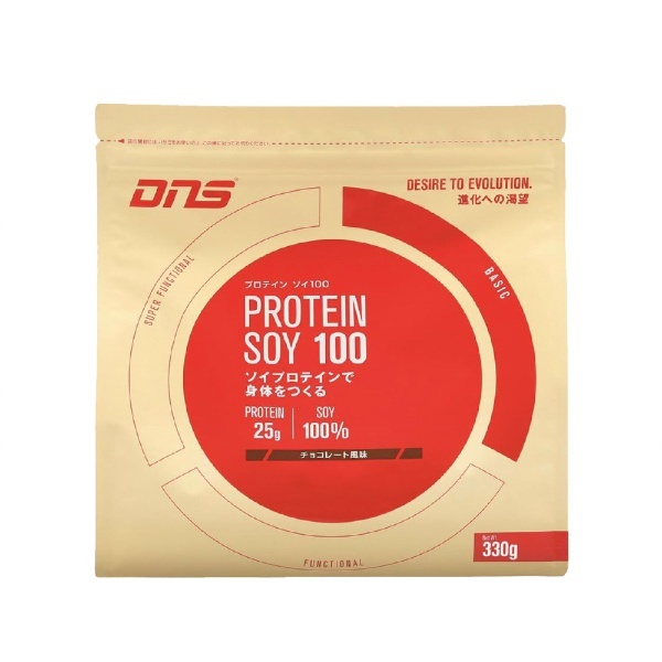 DNS プロテインソイ 100 PROTEIN SOY100【チョコレート風味/330g】D21000360562  【パッケージデザインの変更等による返品・交換不可】 ＤＮＳ 通販 | ビックカメラ.com