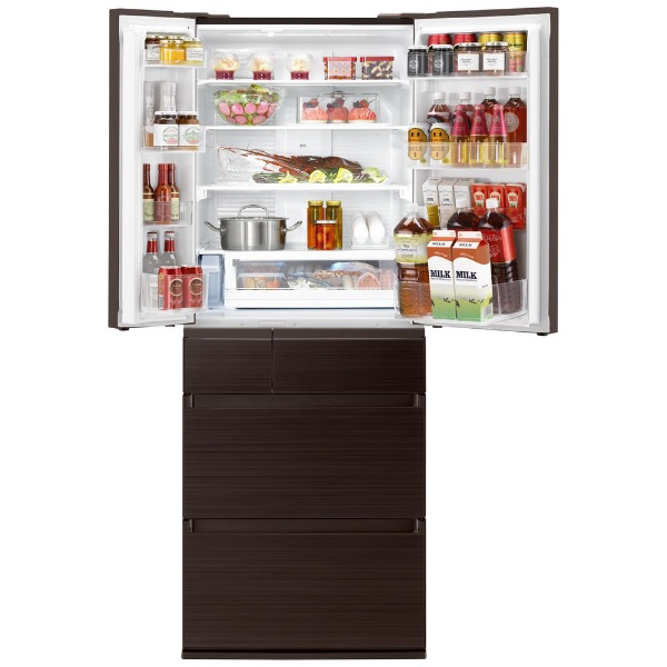 冷蔵庫 HPXタイプ アルベロダークブラウン NR-F608HPX-T [6ドア
