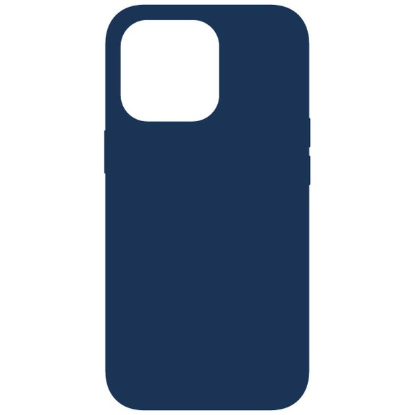iPhone 13 Pro [Cushion] MagSafe対応 シリコンケース ネイビー TR-IP21M3-SCMS-NV  【処分品の為、外装不良による返品・交換不可】