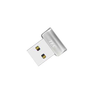 指纹认证适配器USB-A连接银TE-FPA2