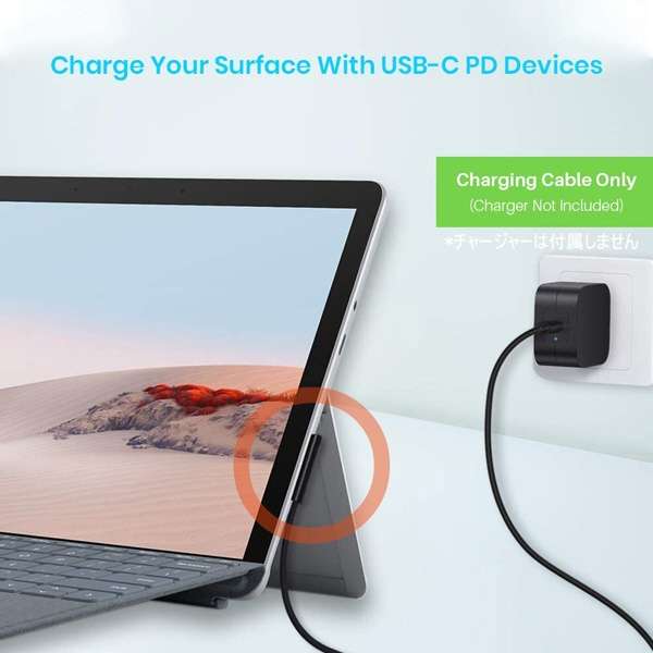 USB-C  SurfaceP[u [[d /1.8m /USB Power Delivery /65W] SF-18_2