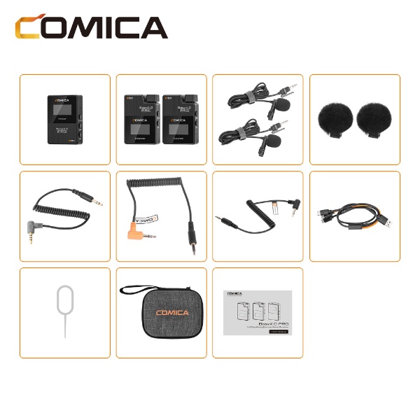 ワイヤレスマイク COMICA ブラック BoomX-DPROD2 COMICA｜コミカ 通販