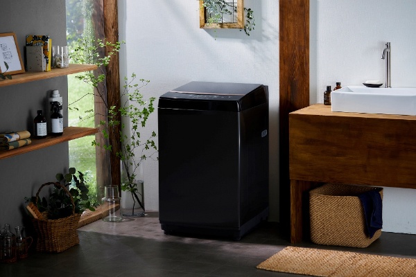 全自動洗濯機 ブラック IAW-T605BL-B [洗濯6.0kg /簡易乾燥(送風機能) /上開き]