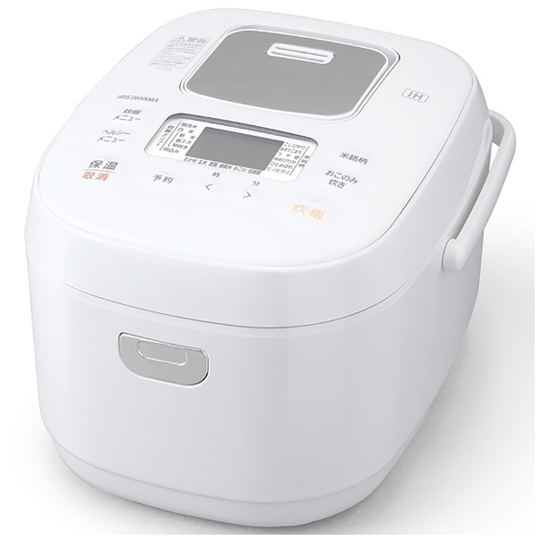 炊飯器 ホワイト RC-IK50-W [5.5合 /IH] アイリスオーヤマ｜IRIS