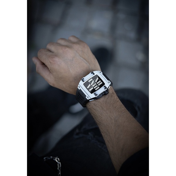Apple Watch 44mm カーボン/チタン ケース GOLDEN CONCEPT ホワイト RSC44 ALBINO WHITE/BLACK  TITANIUM 【一部店舗限定販売】