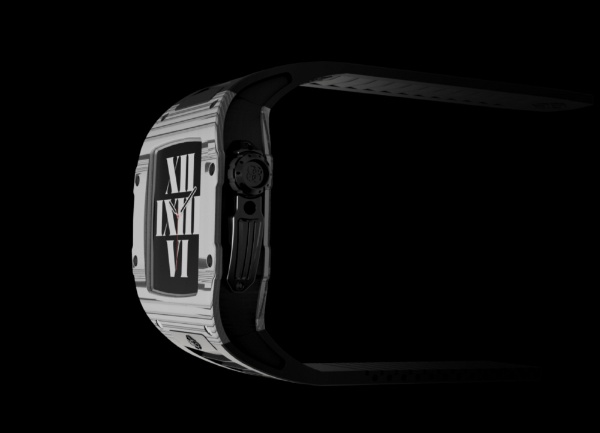 Apple Watch 44mm カーボン/チタン ケース GOLDEN CONCEPT ホワイト RSC44 ALBINO WHITE/BLACK  TITANIUM 【一部店舗限定販売】
