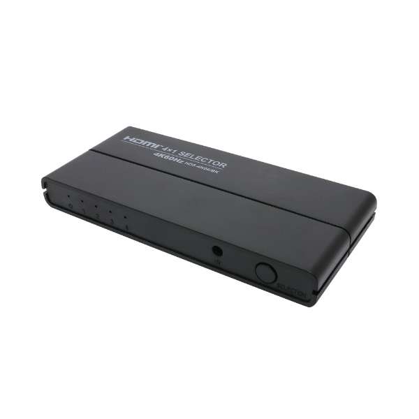 支持HDMI挑选器[遥控or手动转换]黑色HDS-4K06/BK[4输入/1输出/4K的]_1