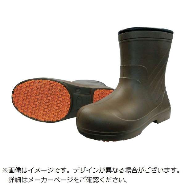 喜多柔软的EVA橡胶安全的短的橡胶长筒靴BRAUN LL(265?270)KR7050BRLL_1