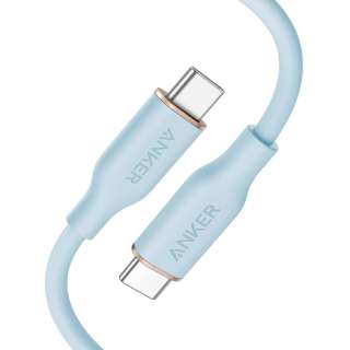 Anker PowerLine III Flow USB-C & USB-C P[u 0.9m ACXu[ A8552031 [USB Power DeliveryΉ]