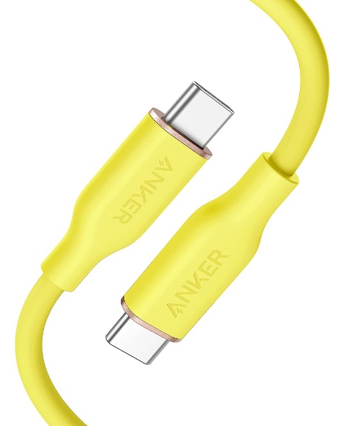 Anker PowerLine III Flow USB-C &USB-C ֥ (1.8m 󥤥) A8553071 󥤥 [1.8m *֥ĹüʬޤƷ¬Ƥޤ /USB Power Deliveryб]