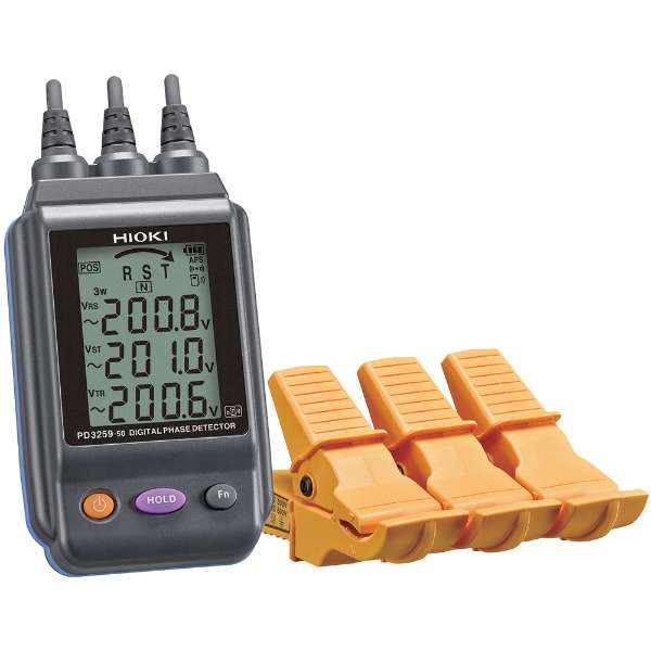 HIOKI電圧計付検相器PD3259?50 PD3259-506031_1