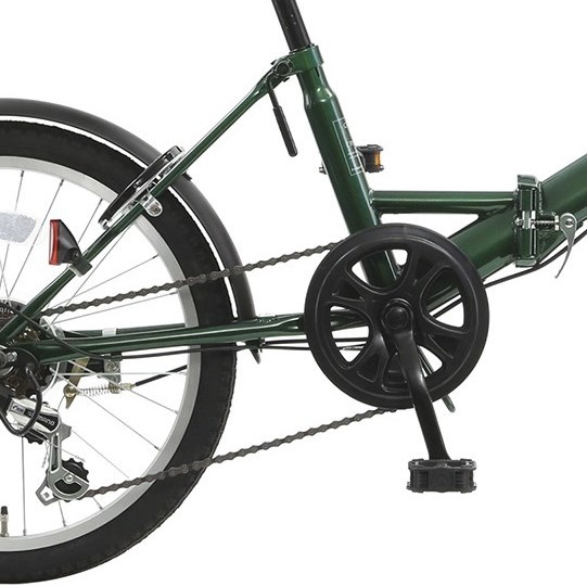 折りたたみ自転車 ジオクロスミニ GEO CROSS MINI ディープグリーン OVL206 [外装6段 /20インチ]  2022年モデル【キャンセル・返品不可】