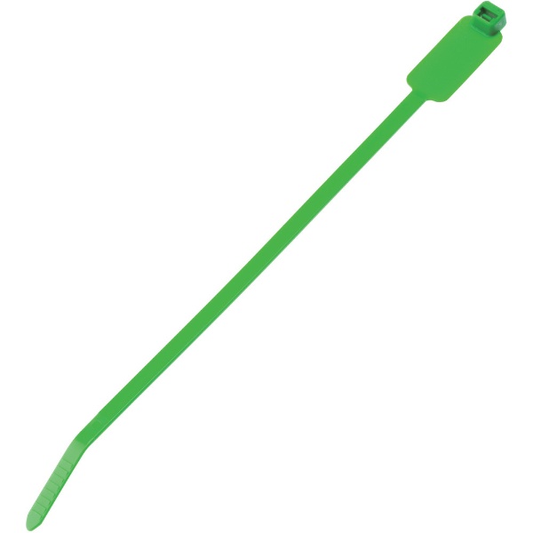 くすみ水色 パンドウイット 旗型タイプナイロン結束バンド 緑 PLM2S-D5