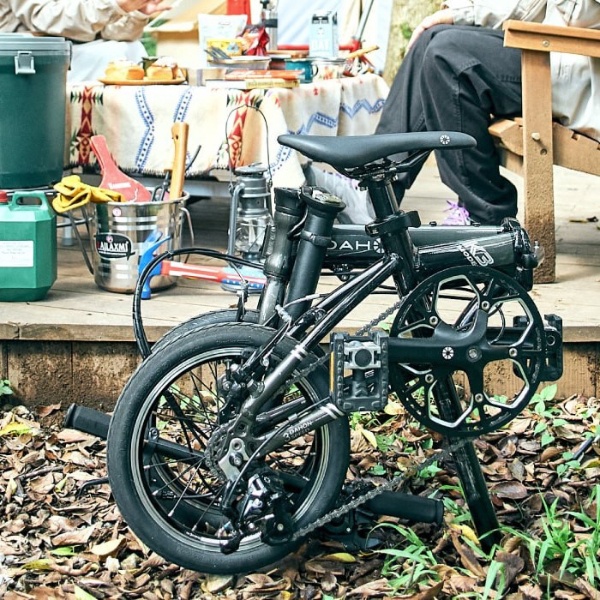 14型 折りたたみ自転車 K3(シャンパン×ブラック/外装3段変速) 2022年モデル【キャンセル・返品不可】