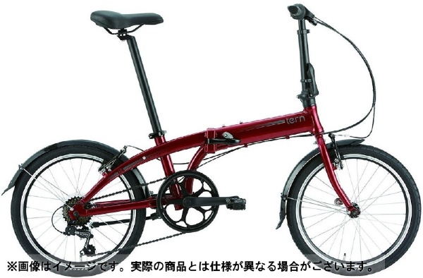20型 折りたたみ自転車 LINK A7(ダークレッド/外装7段変速) 2022年モデル【キャンセル・返品不可】