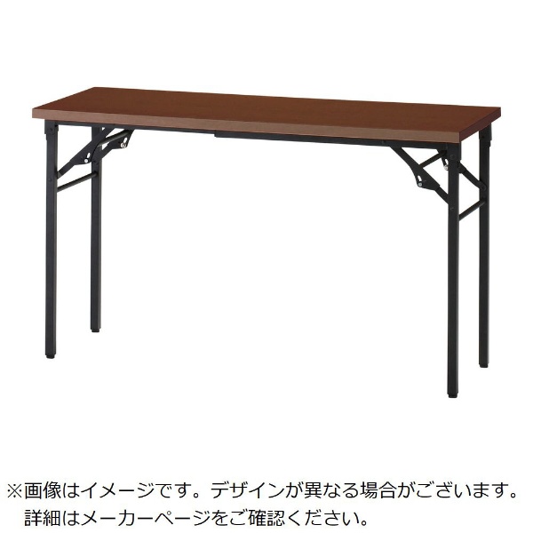 ＴＲＵＳＣＯ 折りたたみ会議テーブル １８００Ｘ６００ＸＨ７００ 棚