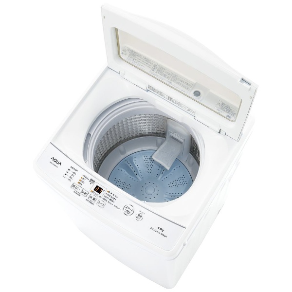 生活家電 洗濯機 全自動洗濯機 ホワイト AQW-S5MBK-W [洗濯5.0kg /簡易乾燥(送風機能 