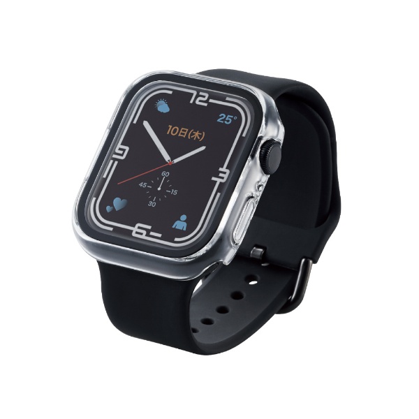 åץ륦å С  Apple Watch Series 8 / 7 [ 45mm ] ե륫С ϥ֥å 饹 ߥåȥ饹 10Hʾ ݸ վ ¦ ɻ ɻ ꥢ ꥢ AW-21AFCGCCR