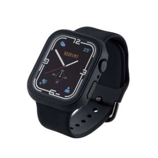 AbvEHb` Jo[ P[X Apple Watch Series 8 / 7 [ 45mm ] tJo[ nCubh KX Z~bNR[gKX dx10Hȏ Sʕی t  wh~ Uh~ ubN ubN AW-21AFCGCBK