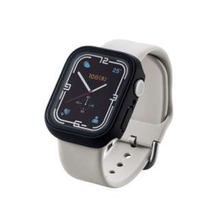 AbvEHb` Jo[ P[X Apple Watch Series 8 / 7 [ 41mm ] tJo[ nCubh KX dx10H Sʕی t  wh~ Uh~ 2d\ Eh~ ubN ubN AW-21BFCGBK