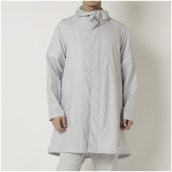 男子的小型的水再父母大衣(L码/海湾标准打数灰色)B2ME1050