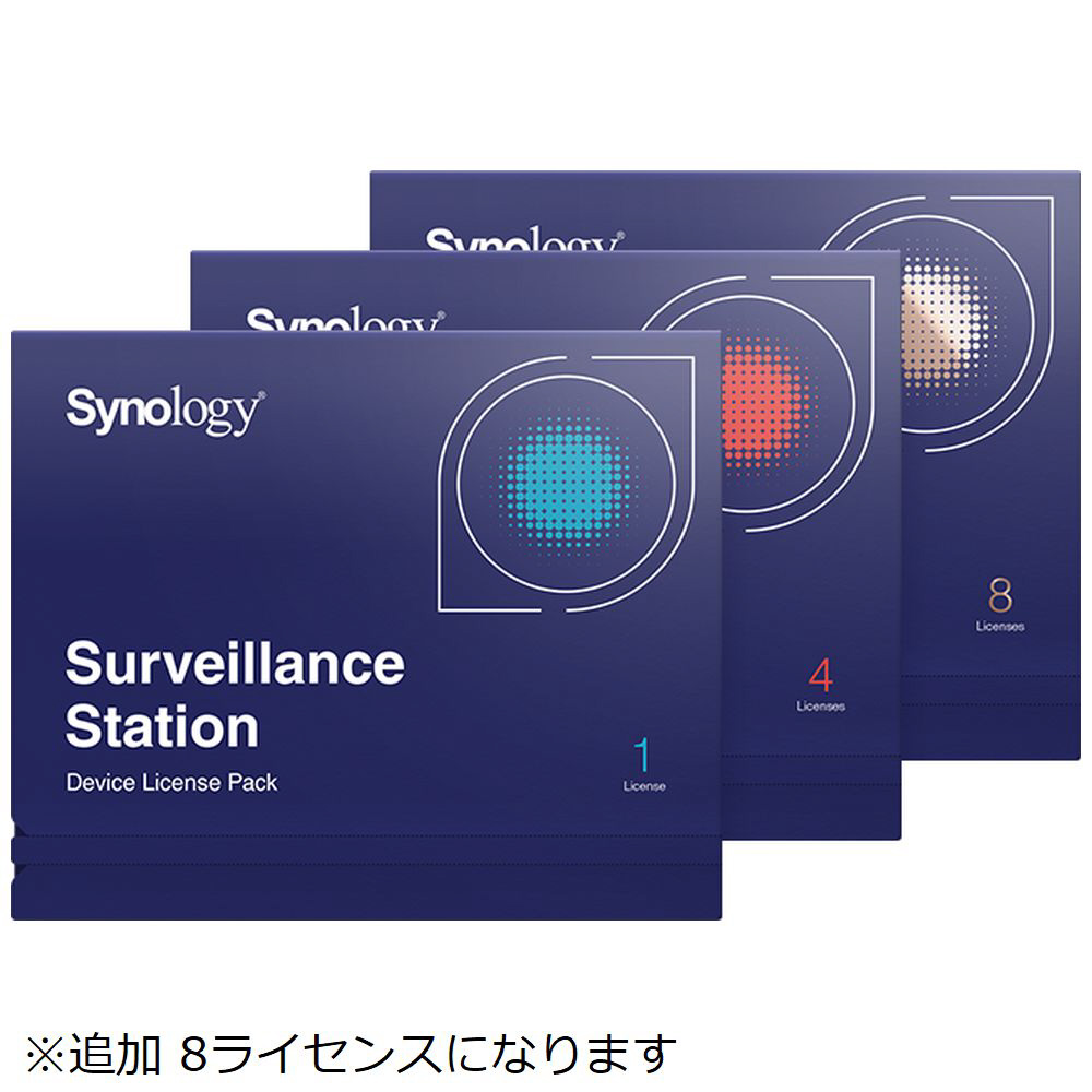 SurveillanceStation Device License Pack8 LicensePack8 SYNOLOGY｜シノロジー 通販 |  ビックカメラ.com