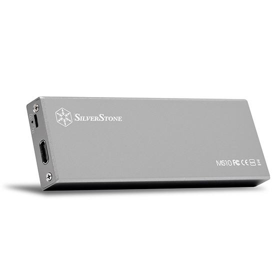 SSDケース USB-C接続 MS10 チャコールグレー SST-MS10C [M.2対応 /SATA /1台]