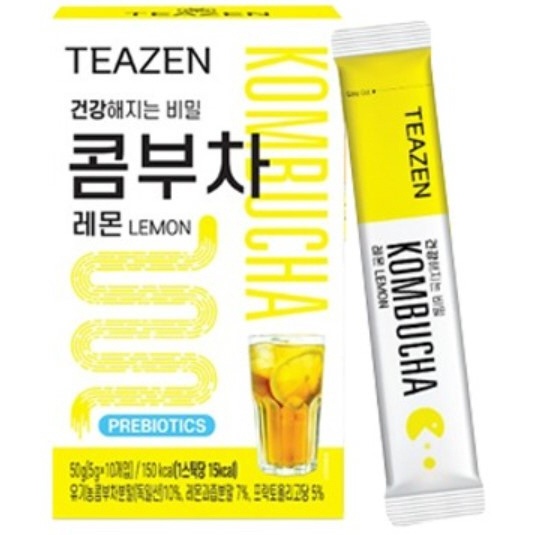 TEAZEN（ティーゼン）コンブチャ レモン 5g×10包