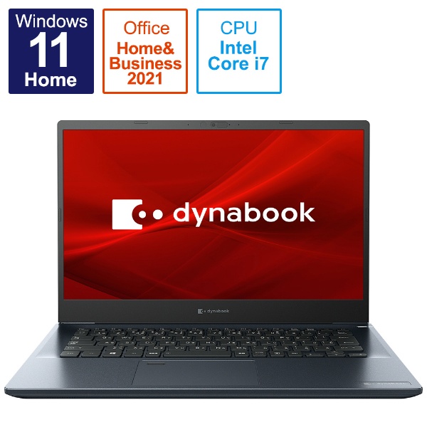ノートパソコン dynabook M7 オニキスブルー P1M7UPBL [14.0型 /Windows11 Home /intel Core i7  /メモリ：8GB /SSD：512GB /Office HomeandBusiness /2022年春モデル]