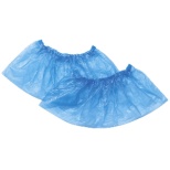 一次性的乙烯树脂制鞋床罩(100张装)蓝色