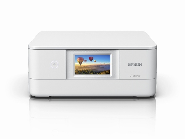 EP-884AW インクジェット複合機 Colorio ホワイト [カード／名刺～A4] エプソン｜EPSON 通販