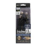 OS-HDM1UH150BK 1.5m HDMI连接线/Ver2.1超HDMI连接线METAL[1.5m/HDMI⇔HDMI/以太网对应]