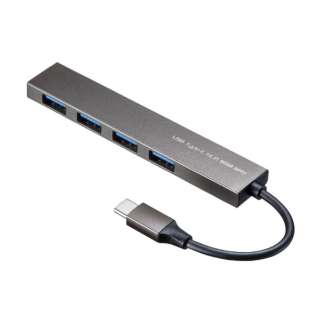 USB-3TCH25SN USB-C  USB-A ϊnu (Chrome/iPadOS/Mac/Windows11Ή) Vo[ [oXp[ /4|[g /USB 3.2 Gen1Ή]