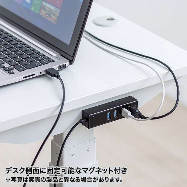 USB-3H405BKN USB-Anu micro USBXd(Chrome/Mac/Windows11Ή) ubN [oXZtp[ /4|[g /USB 3.2 Gen1Ή]_3
